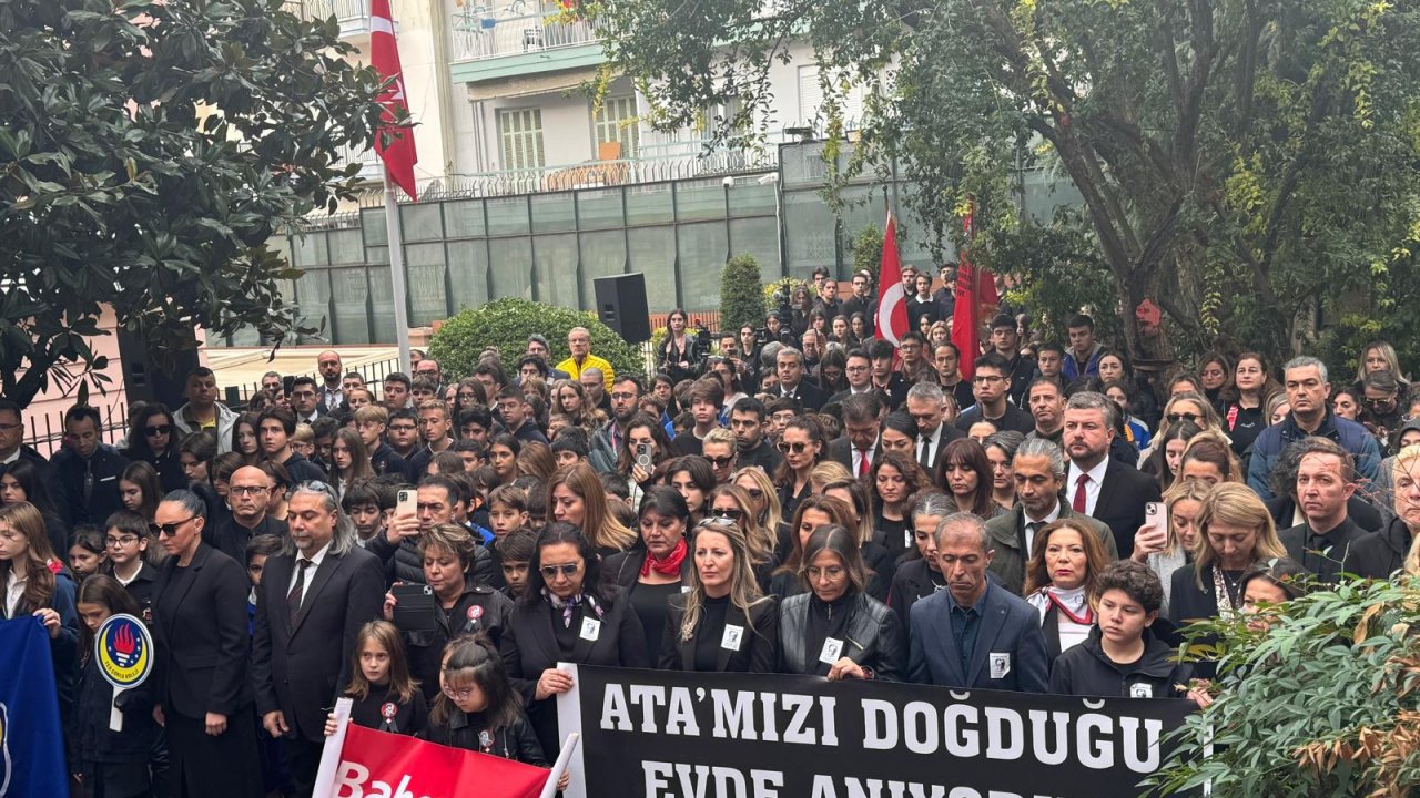 Buca Belediye Başkanı Görkem Duman, Atatürk'ün doğum yeri olan evde anıldı